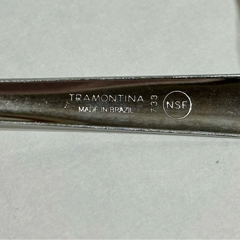 Tramontina Brazil Lot of 3 Stainless Replacement Silverware 2 Spoons 1 Knife